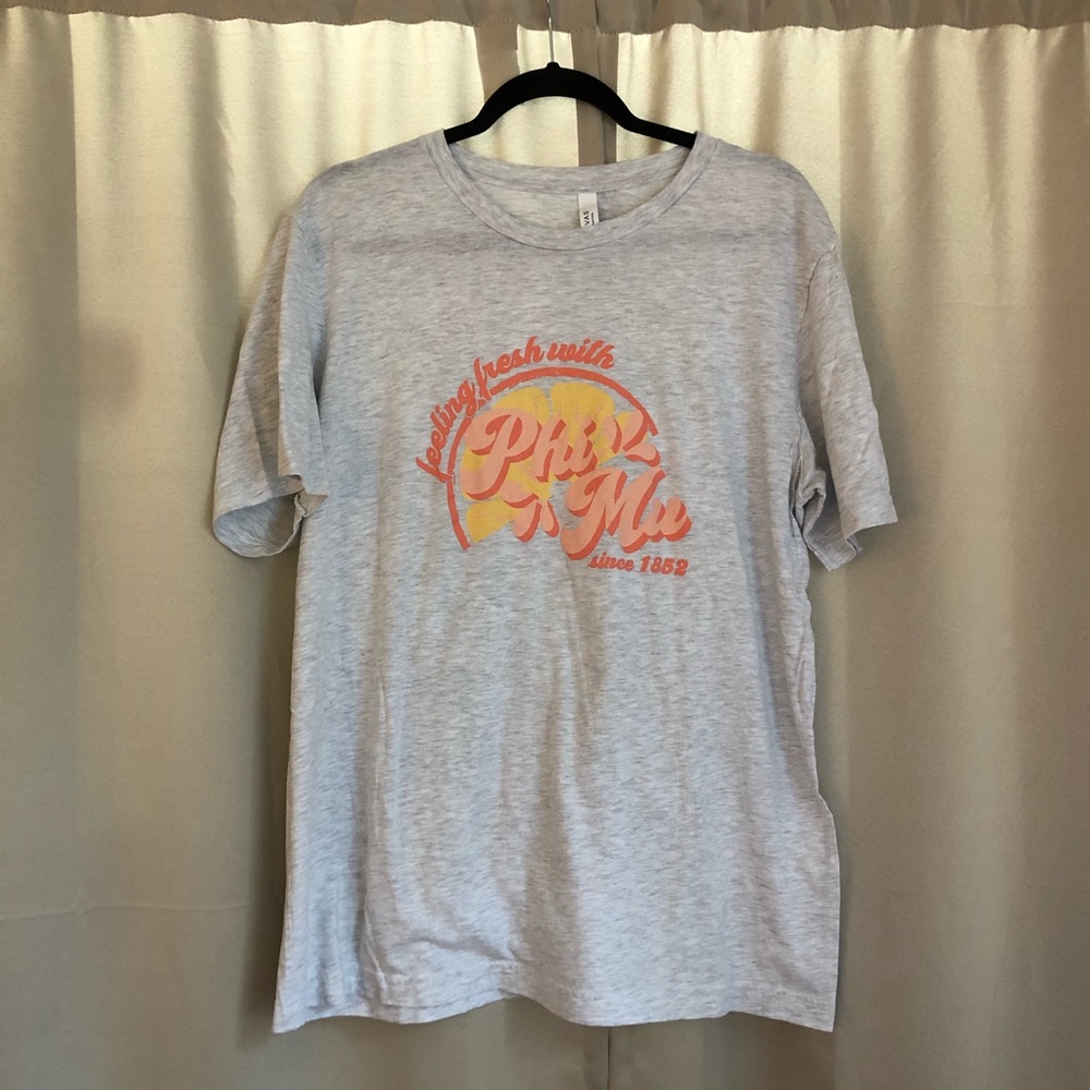 Phi Mu Sorority Bella Canvas T-Shirt